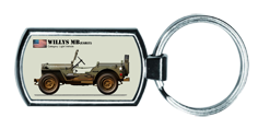 WW2 Military Vehicles - Willys MB (early) Keyring 4